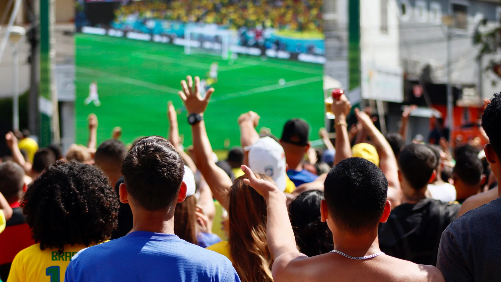 Brazil supporters in 2022 — Ancelotti's Seleção arrive at Group C as the defending favourites against Morocco's 2022 semi-finalists