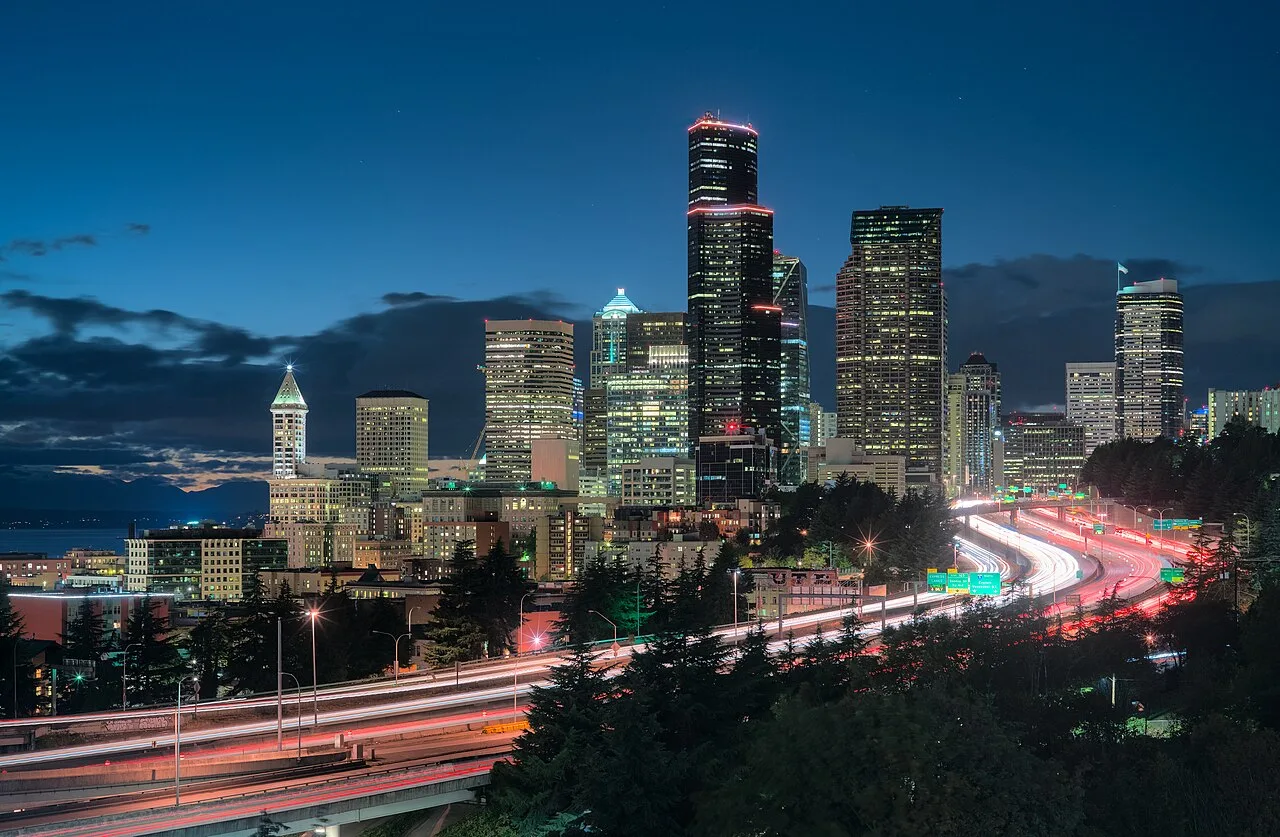 Seattle skyline — Group B closes with Bosnia vs Qatar at Seattle Stadium on June 24