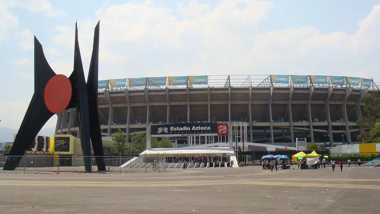 Estadio Azteca in Mexico City — host venue for the 2026 World Cup opening match